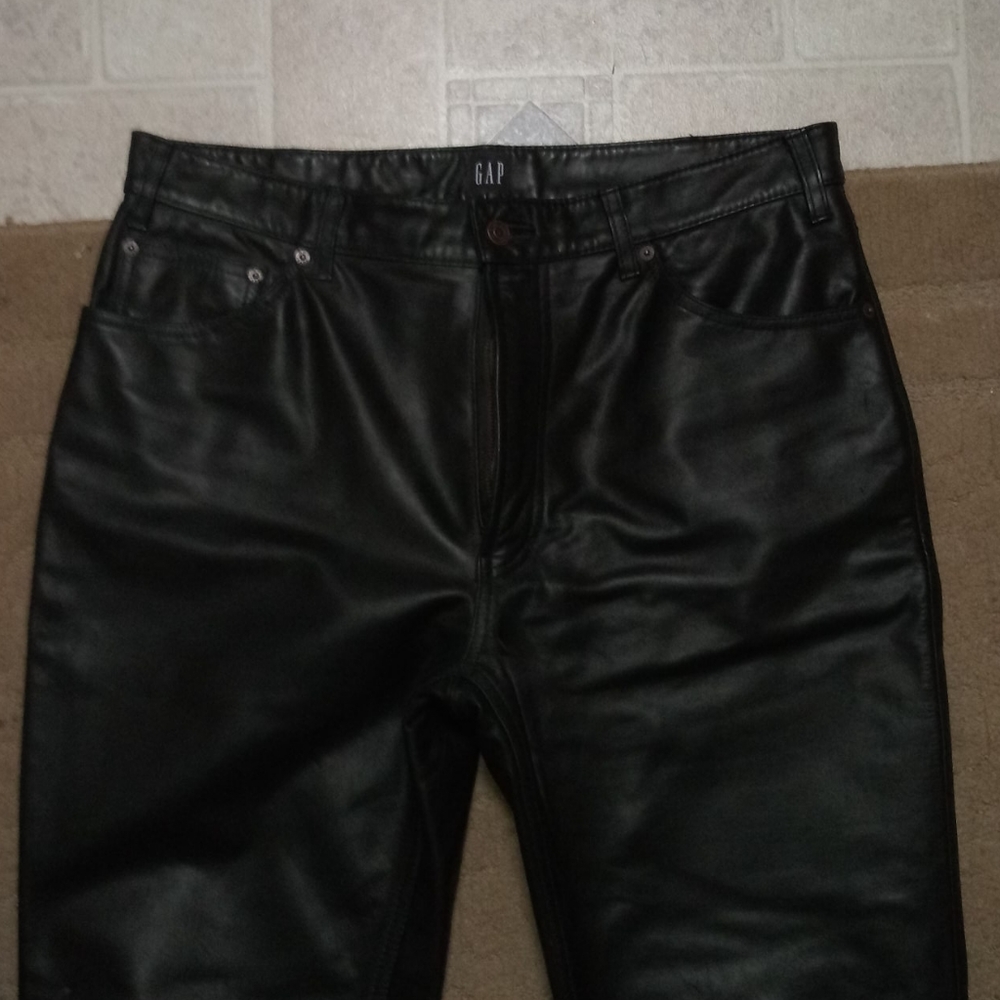 Mens Gap size 36L leather pants